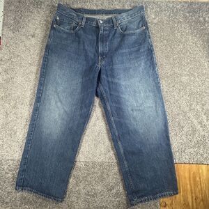 Levis 578 Jeans Mens 36x30 Dark Blue Wash Baggy Fit Denim Skater Y2K Stovepipe